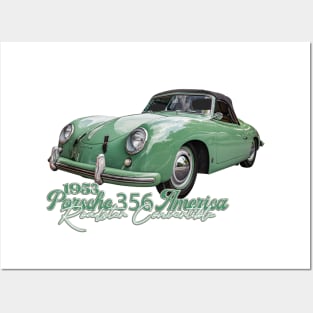 1953 Porsche 356 America Roadster Convertible Posters and Art